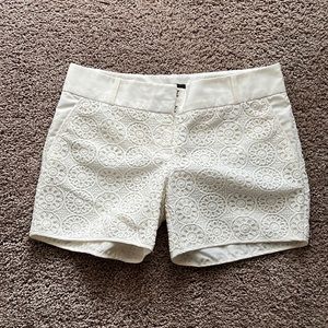 White shorts- size 6